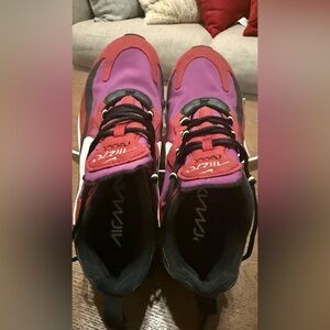 Nike Women's Air Max Red and Purple Sneakers